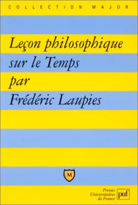 Couverture du produit · Leçon philosophique sur le Temps