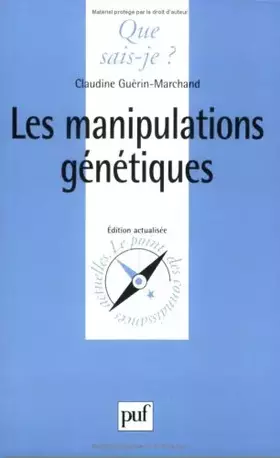 Couverture du produit · Les Manipulations génétiques