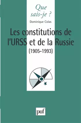 Couverture du produit · Les Constitutions de l'URSS et de la Russie