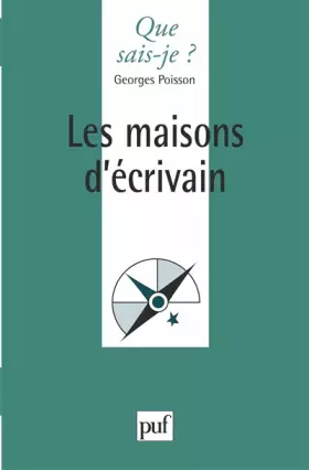 Couverture du produit · Les maisons d'écrivain