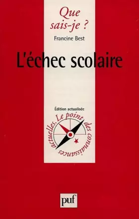 Couverture du produit · L'Echec scolaire