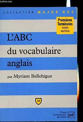 Couverture du produit · L'ABC du vocabulaire anglais