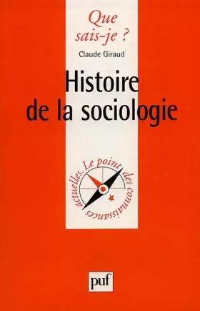 Couverture du produit · Histoire de la sociologie