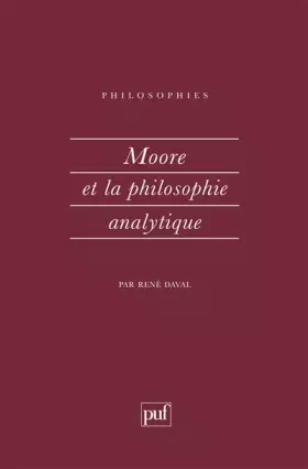 Couverture du produit · Moore et la philosophie analytique