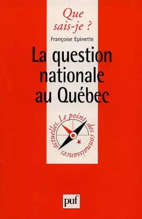 Couverture du produit · La question nationale au Québec