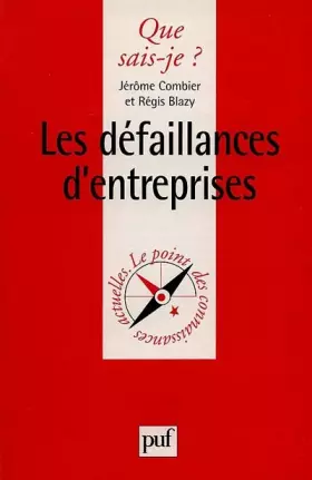 Couverture du produit · Les défaillances d'entreprises
