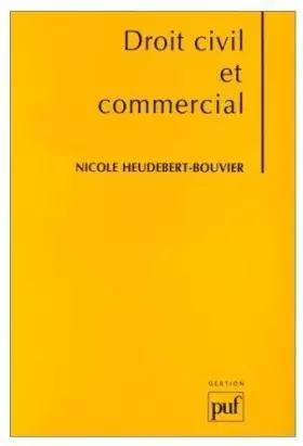 Couverture du produit · Droit civil et commercial