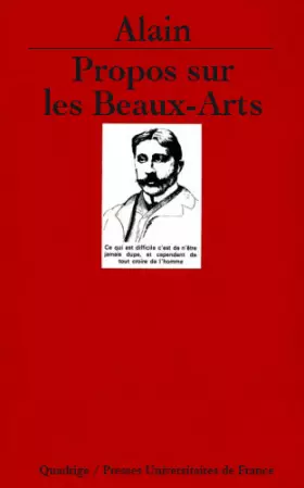Couverture du produit · Propos sur les Beaux-Arts
