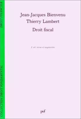 Couverture du produit · Droit fiscal, 2e édition refondue