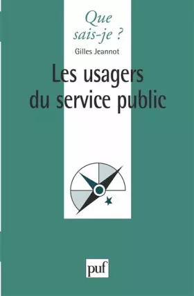 Couverture du produit · Les usagers du Service Public