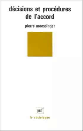 Couverture du produit · Décisions et procédures de l'accord