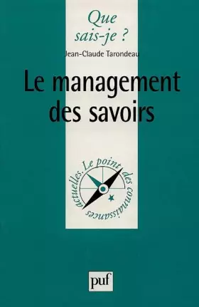 Couverture du produit · Le management des savoirs