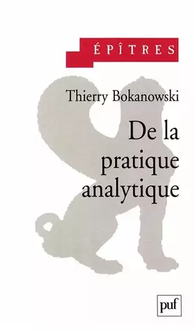 Couverture du produit · De la pratique analytique