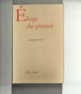 Couverture du produit · Éloge du phrasé