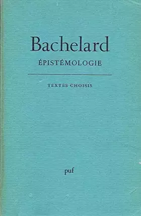 Couverture du produit · Epistémologie