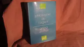 Couverture du produit · Philosophie de l'argent