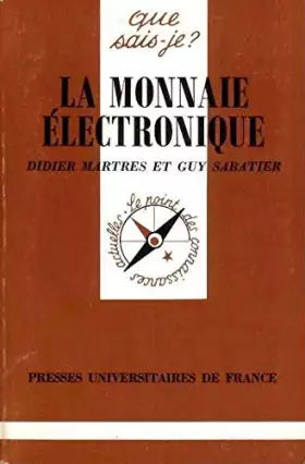 Couverture du produit · La Monnaie électronique
