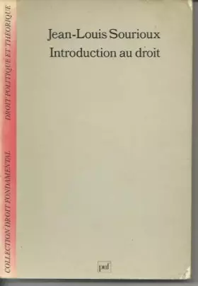 Couverture du produit · Introduction au droit