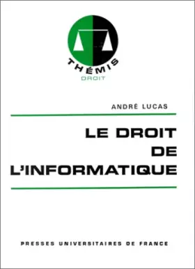 Couverture du produit · Le Droit de l'informatique