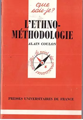 Couverture du produit · L'ethnométhodologie