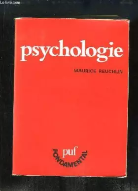 Couverture du produit · Psychologie