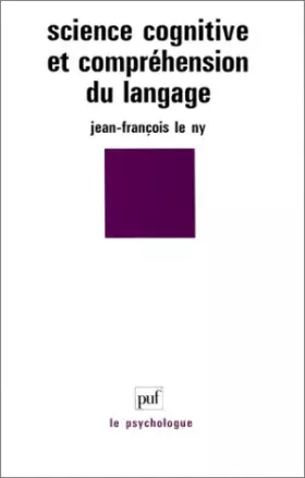 Couverture du produit · Science cognitive et compréhension du langage