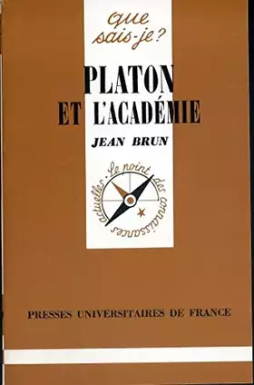 Couverture du produit · Platon et l'Académie