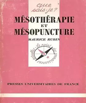 Couverture du produit · Mésothérapie et mésopuncture