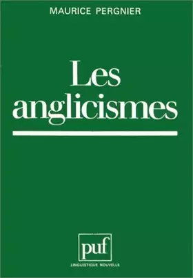 Couverture du produit · Les anglicismes