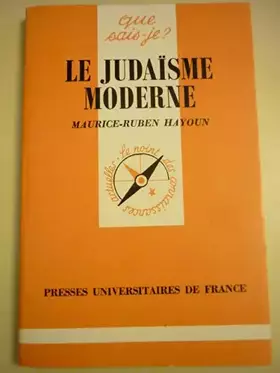 Couverture du produit · Le judaïsme moderne