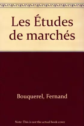 Couverture du produit · Les études de marchés