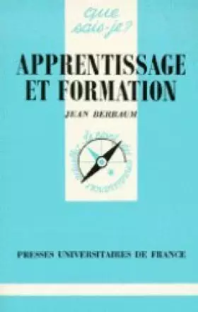 Couverture du produit · Apprentissage et formation