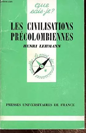 Couverture du produit · Les civilisations précolombiennes