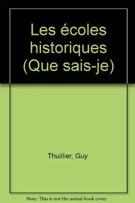 Couverture du produit · Les Écoles historiques