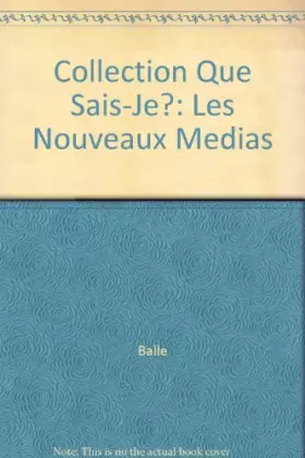 Couverture du produit · Les nouveaux médias