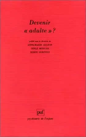 Couverture du produit · Devenir "adulte" ?