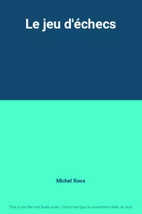 Couverture du produit · Le jeu d'échecs