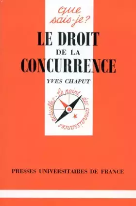 Couverture du produit · Le droit de la concurrence