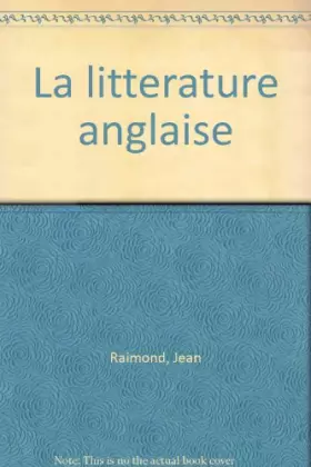 Couverture du produit · La Littérature anglaise