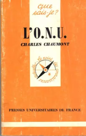 Couverture du produit · L'Organisation des Nations Unies