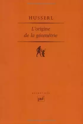 Couverture du produit · L'Origine de la géométrie