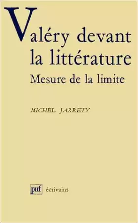Couverture du produit · Valéry devant la littérature