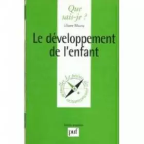 Couverture du produit · Le développement de l'enfant