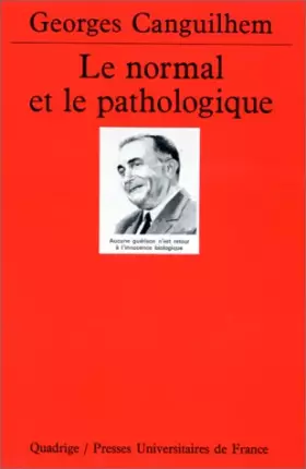 Couverture du produit · Le Normal et le Pathologique