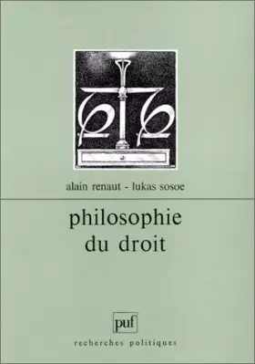 Couverture du produit · Philosophie du droit