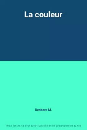 Couverture du produit · La couleur