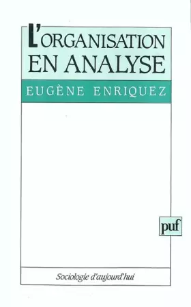 Couverture du produit · L'organisation en analyse