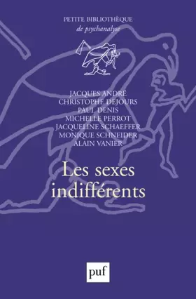 Couverture du produit · Les sexes indifférents