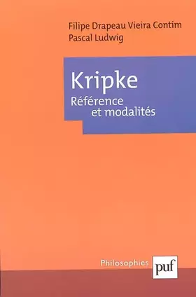 Couverture du produit · Kripke: Référence et modalités