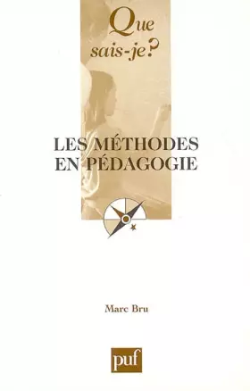 Couverture du produit · Les méthodes en pédagogie